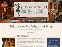 Tablet Screenshot of antiqueartistry.com